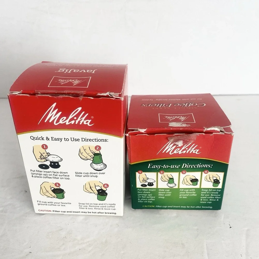 Melitta JavaJig Replacement Filters, 60 Count & 2 reasonable cups Keurig‎
